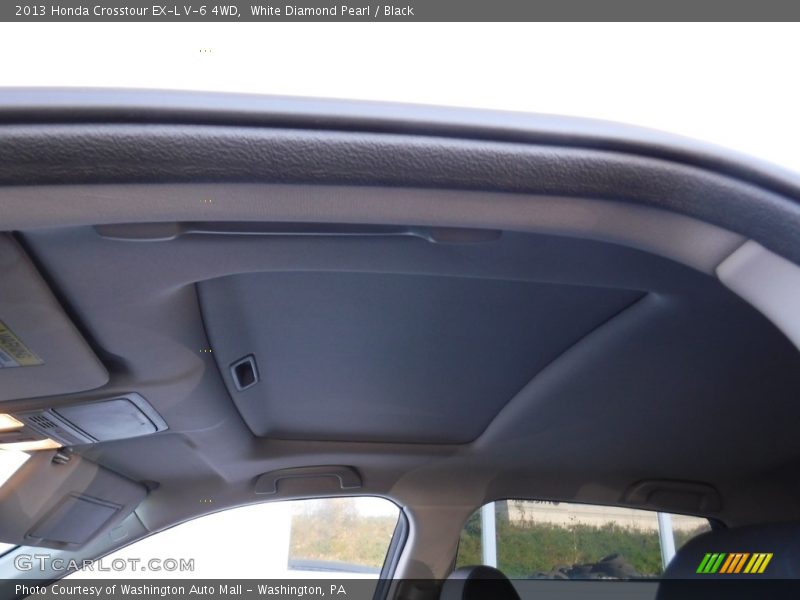 White Diamond Pearl / Black 2013 Honda Crosstour EX-L V-6 4WD