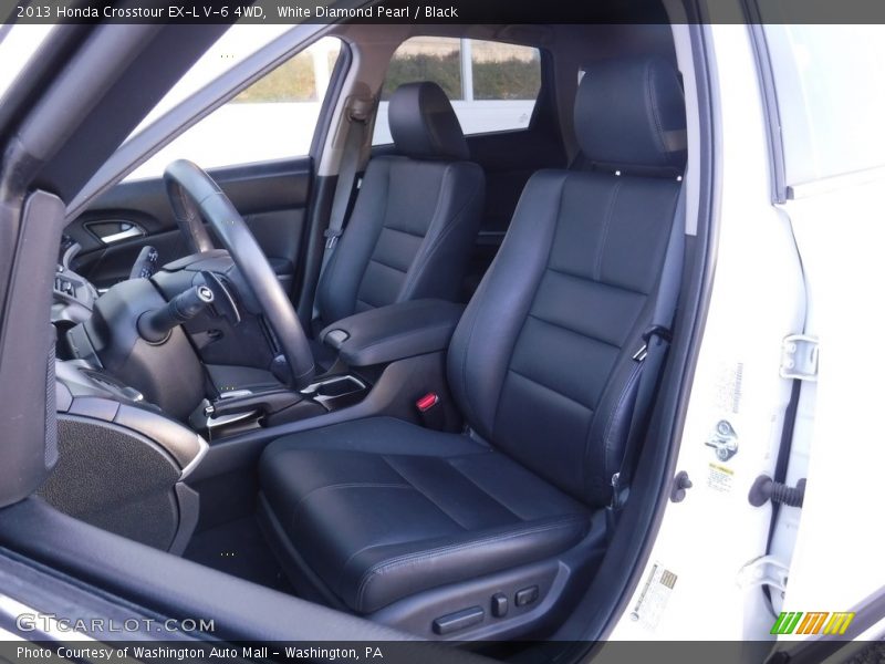 White Diamond Pearl / Black 2013 Honda Crosstour EX-L V-6 4WD