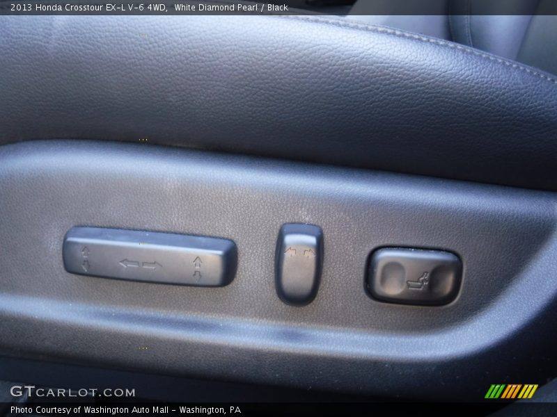White Diamond Pearl / Black 2013 Honda Crosstour EX-L V-6 4WD