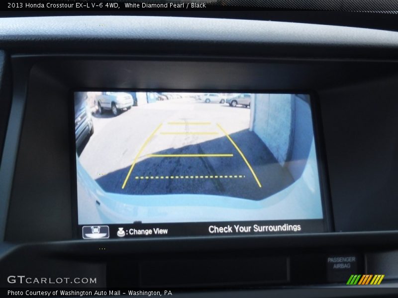 White Diamond Pearl / Black 2013 Honda Crosstour EX-L V-6 4WD