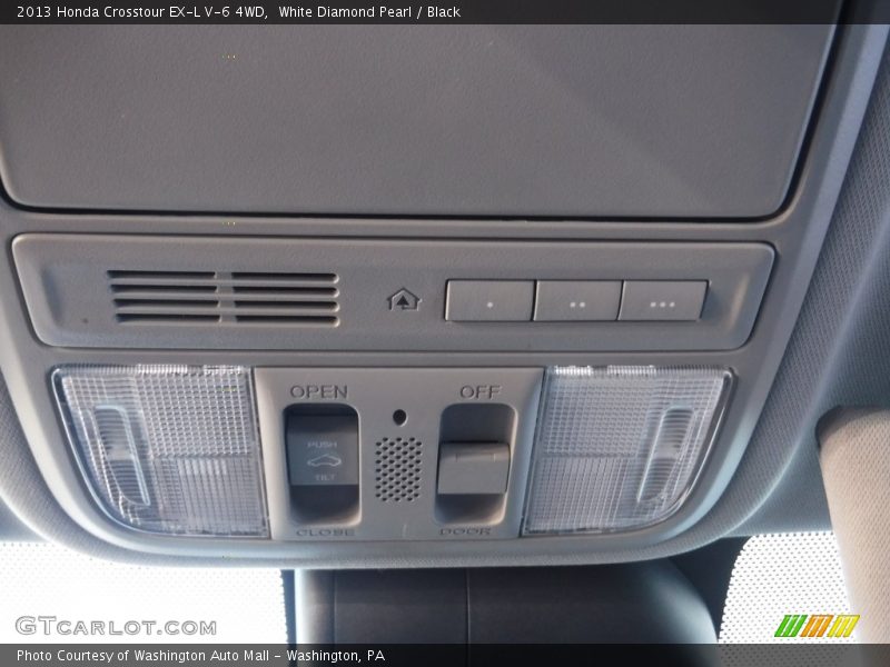 White Diamond Pearl / Black 2013 Honda Crosstour EX-L V-6 4WD