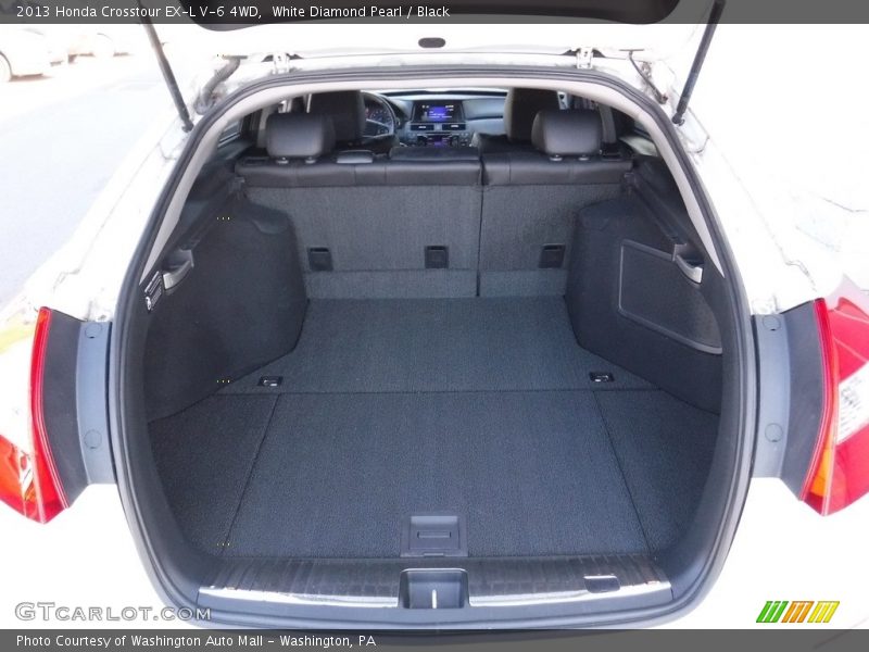White Diamond Pearl / Black 2013 Honda Crosstour EX-L V-6 4WD