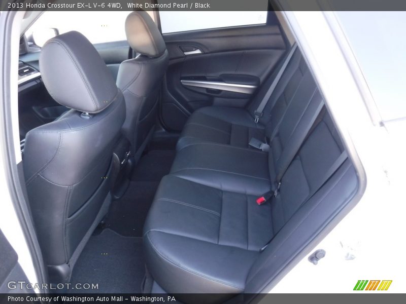 White Diamond Pearl / Black 2013 Honda Crosstour EX-L V-6 4WD