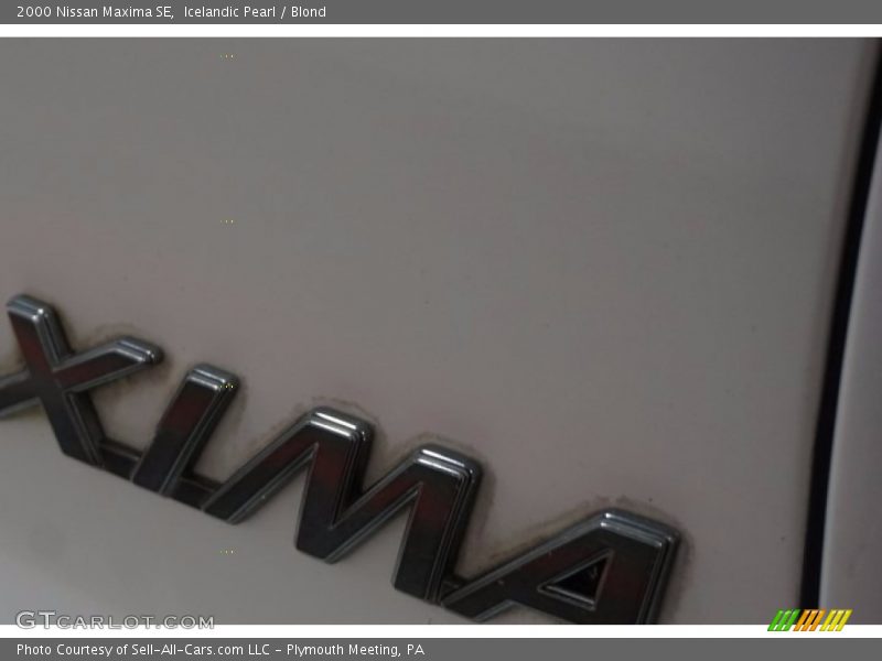 Icelandic Pearl / Blond 2000 Nissan Maxima SE