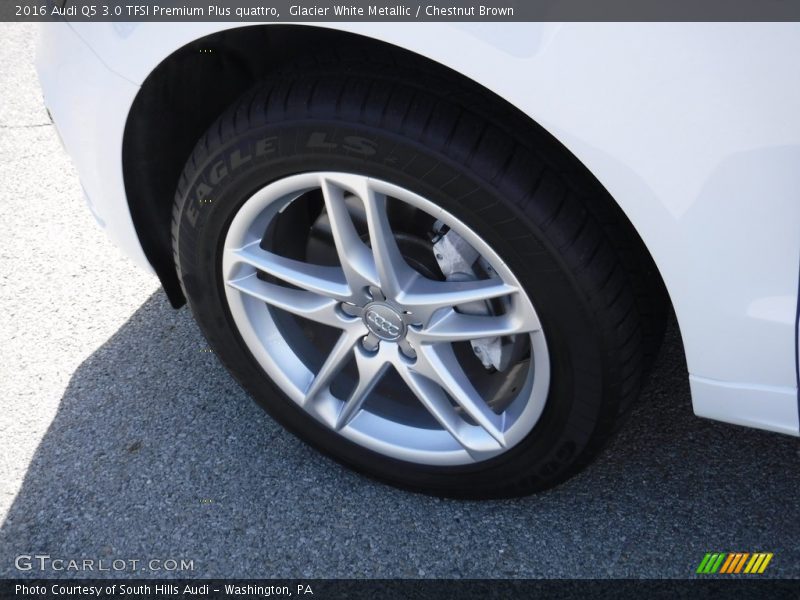 Glacier White Metallic / Chestnut Brown 2016 Audi Q5 3.0 TFSI Premium Plus quattro