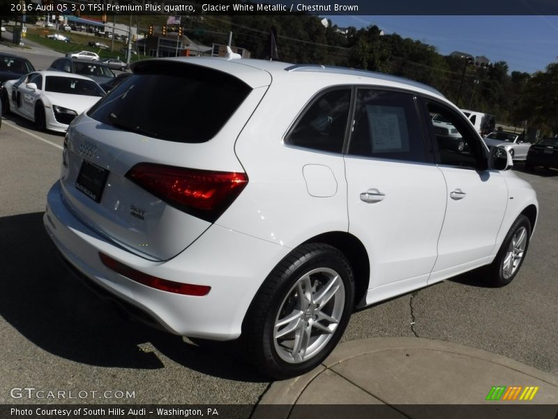 Glacier White Metallic / Chestnut Brown 2016 Audi Q5 3.0 TFSI Premium Plus quattro