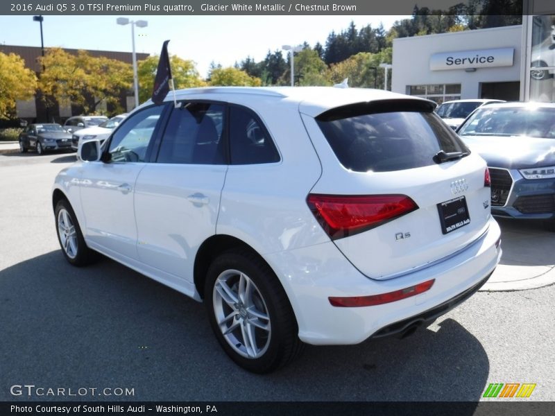 Glacier White Metallic / Chestnut Brown 2016 Audi Q5 3.0 TFSI Premium Plus quattro