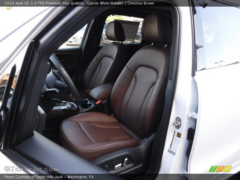 Glacier White Metallic / Chestnut Brown 2016 Audi Q5 3.0 TFSI Premium Plus quattro