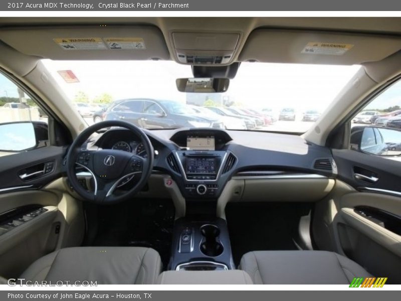 Crystal Black Pearl / Parchment 2017 Acura MDX Technology