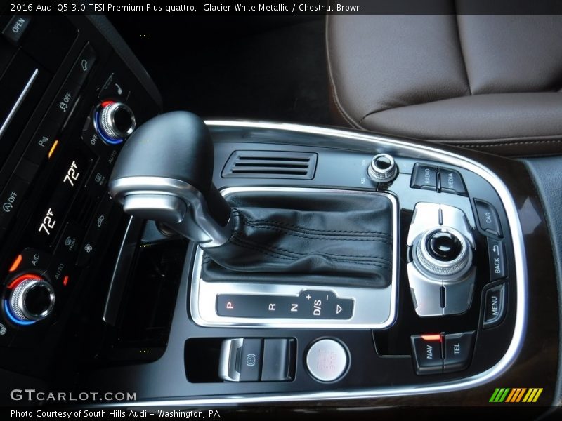 Glacier White Metallic / Chestnut Brown 2016 Audi Q5 3.0 TFSI Premium Plus quattro