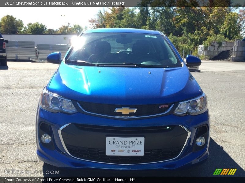 Kinetic Blue Metallic / Jet Black 2017 Chevrolet Sonic LT Hatchback