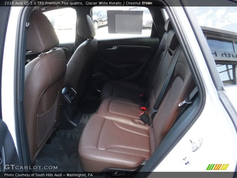 Glacier White Metallic / Chestnut Brown 2016 Audi Q5 3.0 TFSI Premium Plus quattro