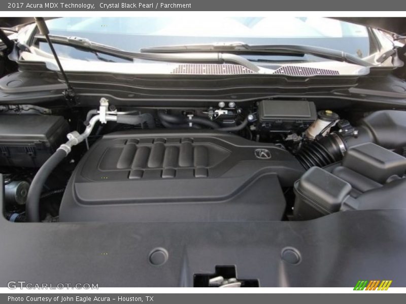Crystal Black Pearl / Parchment 2017 Acura MDX Technology