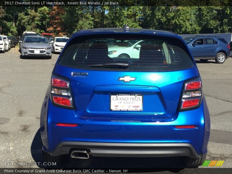 Kinetic Blue Metallic / Jet Black 2017 Chevrolet Sonic LT Hatchback