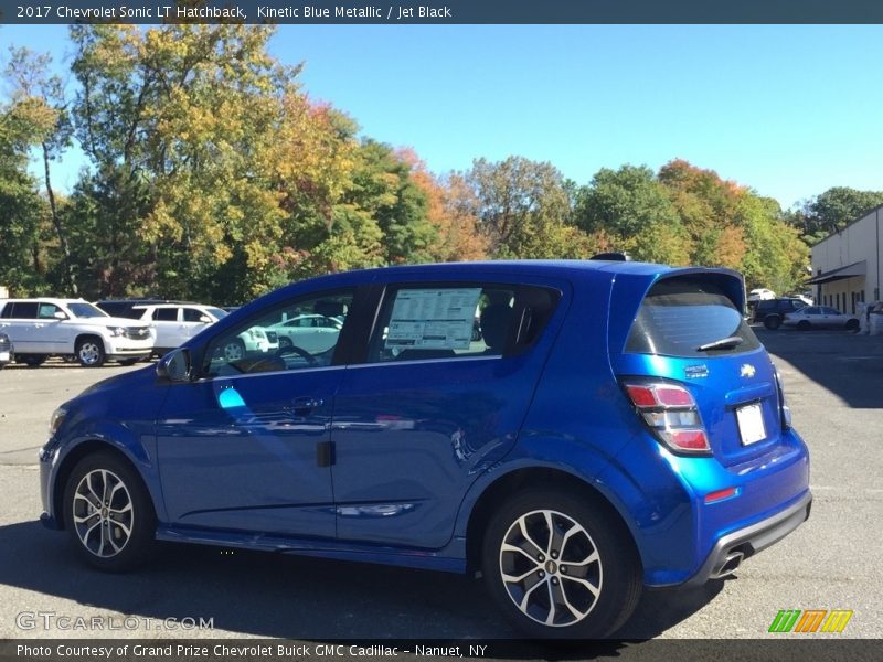 Kinetic Blue Metallic / Jet Black 2017 Chevrolet Sonic LT Hatchback