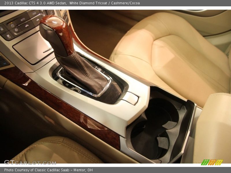 White Diamond Tricoat / Cashmere/Cocoa 2013 Cadillac CTS 4 3.0 AWD Sedan
