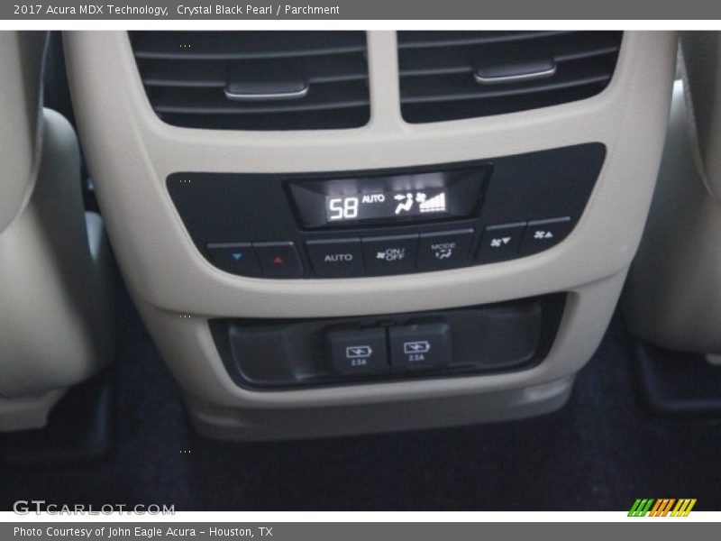 Crystal Black Pearl / Parchment 2017 Acura MDX Technology
