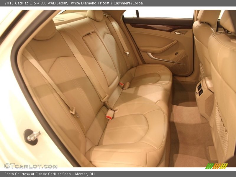 White Diamond Tricoat / Cashmere/Cocoa 2013 Cadillac CTS 4 3.0 AWD Sedan