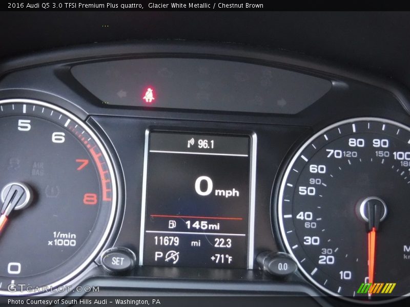 Glacier White Metallic / Chestnut Brown 2016 Audi Q5 3.0 TFSI Premium Plus quattro
