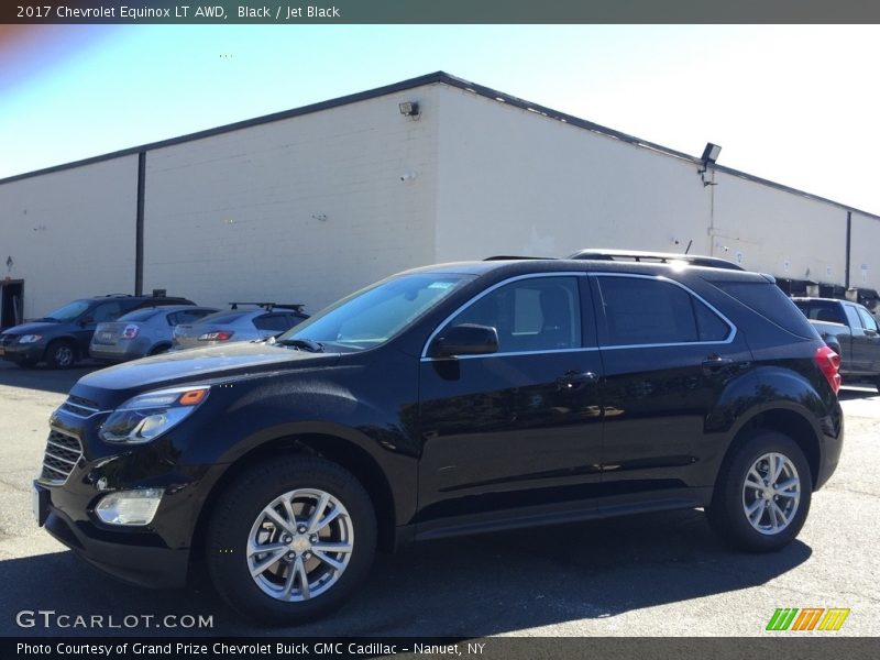 Black / Jet Black 2017 Chevrolet Equinox LT AWD