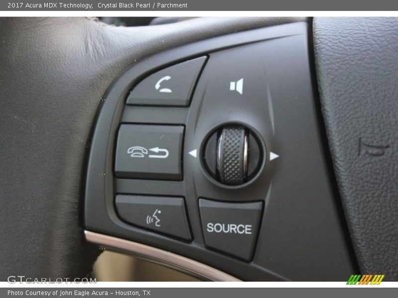 Crystal Black Pearl / Parchment 2017 Acura MDX Technology