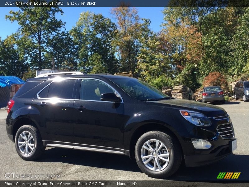 Black / Jet Black 2017 Chevrolet Equinox LT AWD