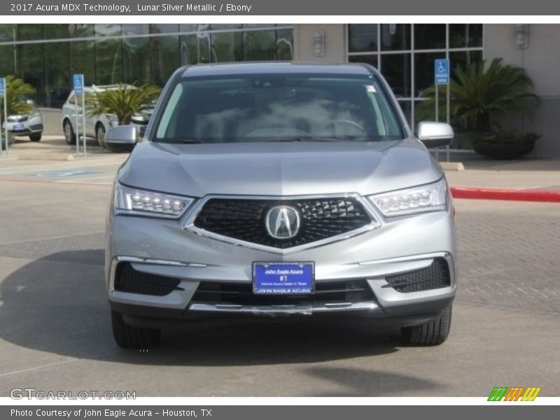 Lunar Silver Metallic / Ebony 2017 Acura MDX Technology