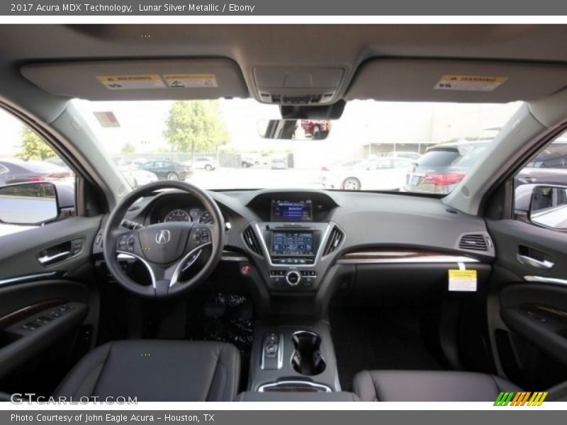 Lunar Silver Metallic / Ebony 2017 Acura MDX Technology