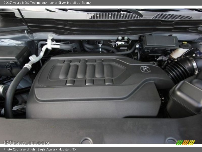 Lunar Silver Metallic / Ebony 2017 Acura MDX Technology