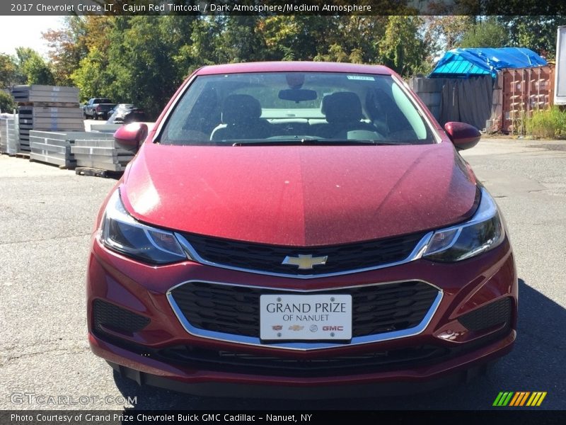 Cajun Red Tintcoat / Dark Atmosphere/Medium Atmosphere 2017 Chevrolet Cruze LT