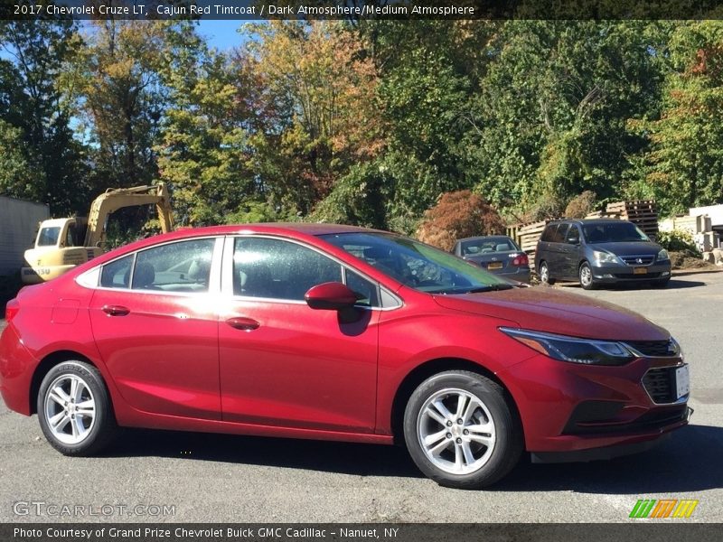 Cajun Red Tintcoat / Dark Atmosphere/Medium Atmosphere 2017 Chevrolet Cruze LT