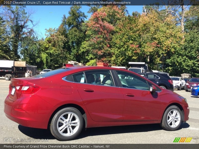 Cajun Red Tintcoat / Dark Atmosphere/Medium Atmosphere 2017 Chevrolet Cruze LT