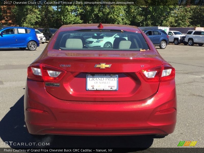 Cajun Red Tintcoat / Dark Atmosphere/Medium Atmosphere 2017 Chevrolet Cruze LT