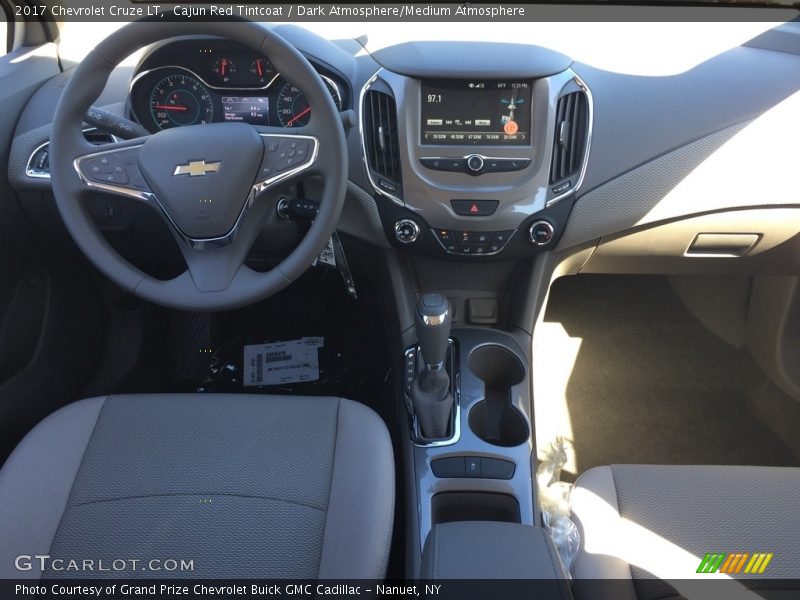 Cajun Red Tintcoat / Dark Atmosphere/Medium Atmosphere 2017 Chevrolet Cruze LT