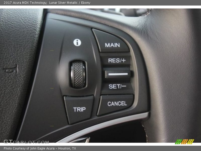 Lunar Silver Metallic / Ebony 2017 Acura MDX Technology