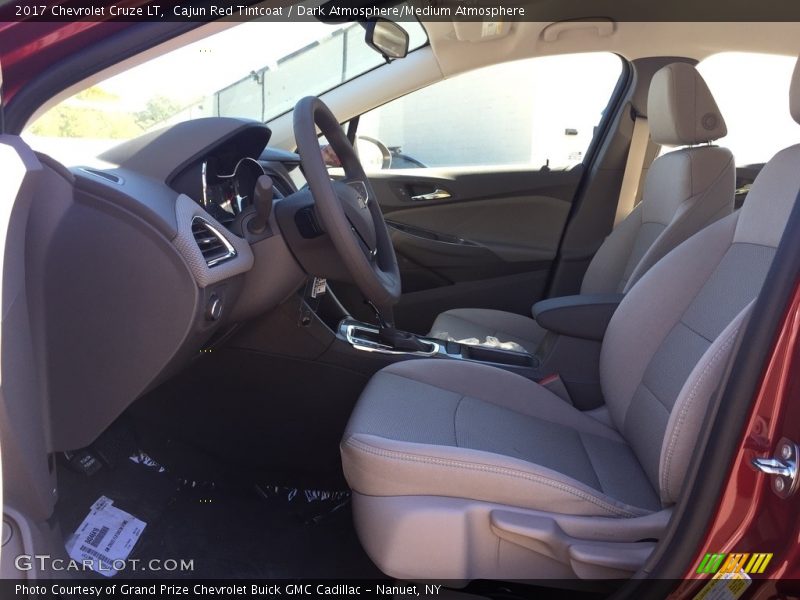 Cajun Red Tintcoat / Dark Atmosphere/Medium Atmosphere 2017 Chevrolet Cruze LT