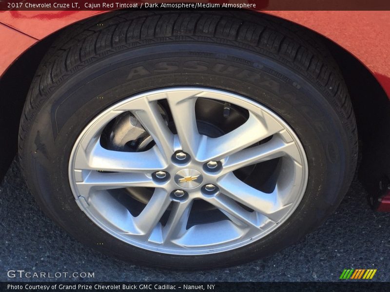 Cajun Red Tintcoat / Dark Atmosphere/Medium Atmosphere 2017 Chevrolet Cruze LT