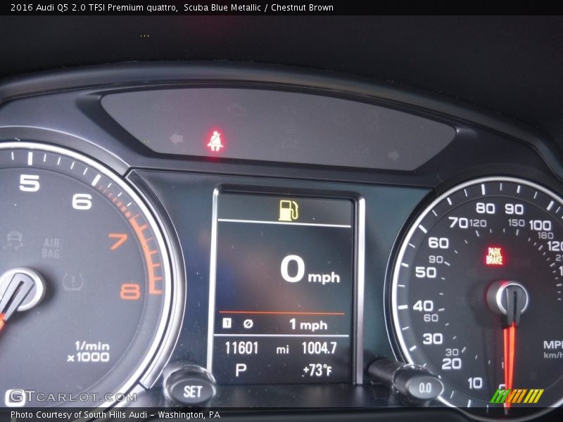 Scuba Blue Metallic / Chestnut Brown 2016 Audi Q5 2.0 TFSI Premium quattro