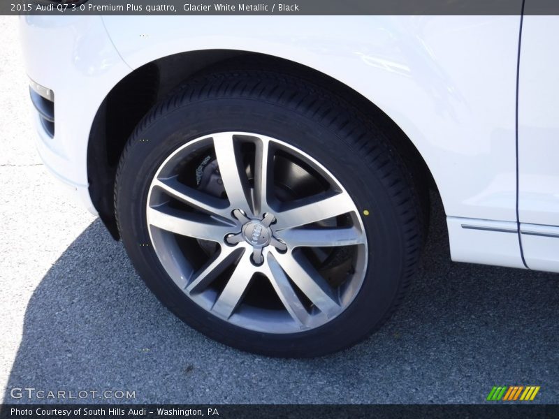 Glacier White Metallic / Black 2015 Audi Q7 3.0 Premium Plus quattro