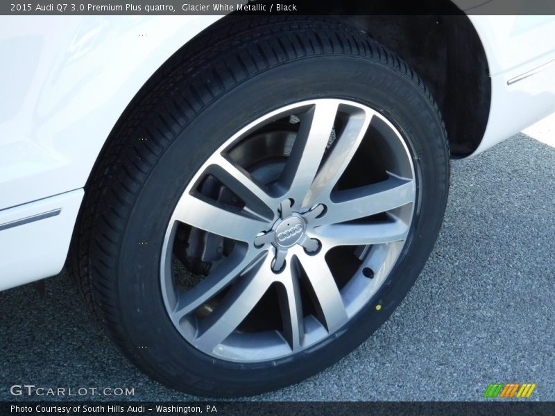 Glacier White Metallic / Black 2015 Audi Q7 3.0 Premium Plus quattro