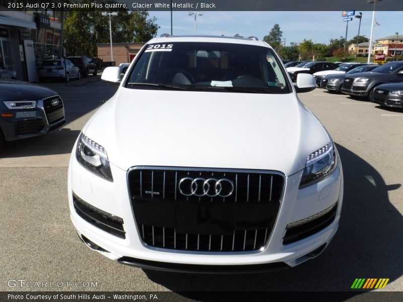 Glacier White Metallic / Black 2015 Audi Q7 3.0 Premium Plus quattro