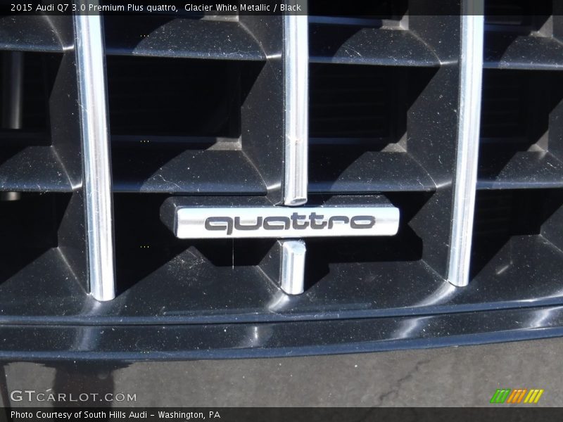 Glacier White Metallic / Black 2015 Audi Q7 3.0 Premium Plus quattro