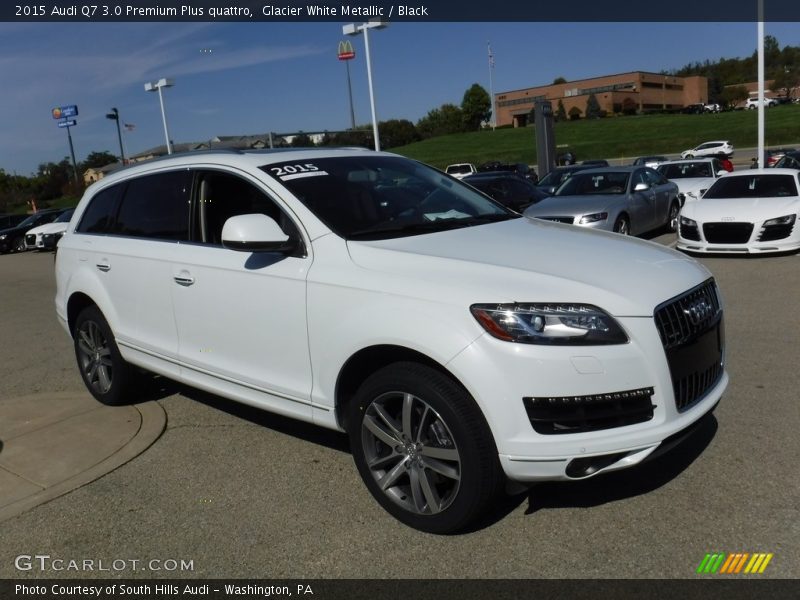 Glacier White Metallic / Black 2015 Audi Q7 3.0 Premium Plus quattro