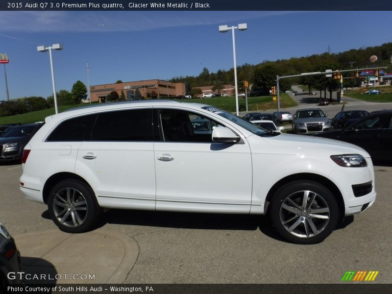 Glacier White Metallic / Black 2015 Audi Q7 3.0 Premium Plus quattro