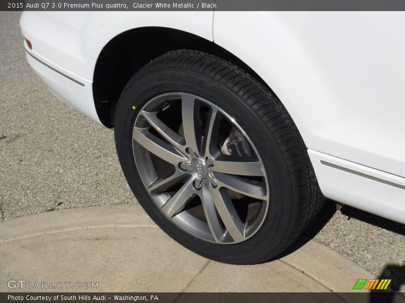 Glacier White Metallic / Black 2015 Audi Q7 3.0 Premium Plus quattro