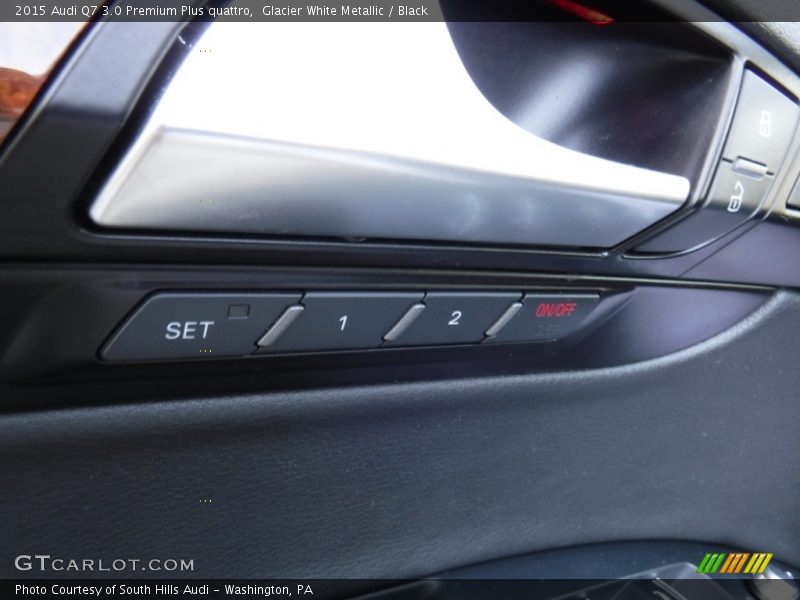Glacier White Metallic / Black 2015 Audi Q7 3.0 Premium Plus quattro