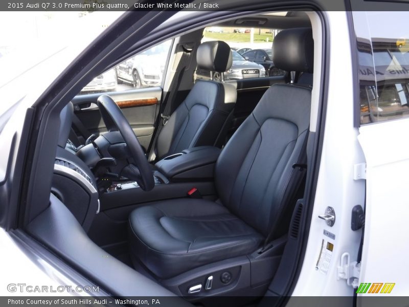Glacier White Metallic / Black 2015 Audi Q7 3.0 Premium Plus quattro