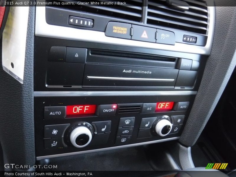 Glacier White Metallic / Black 2015 Audi Q7 3.0 Premium Plus quattro
