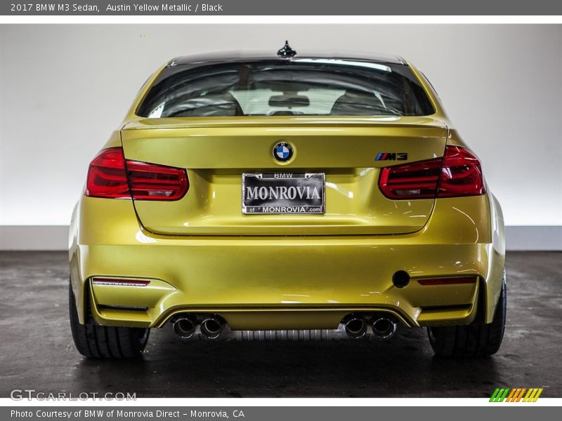 Austin Yellow Metallic / Black 2017 BMW M3 Sedan