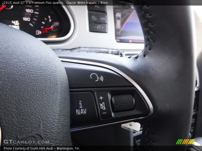 Glacier White Metallic / Black 2015 Audi Q7 3.0 Premium Plus quattro